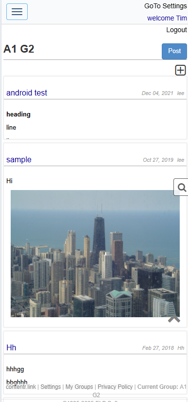 Blog, Expand an Entry